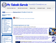 Tablet Screenshot of pcteknikservis.com